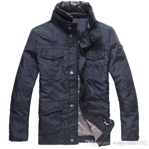 

italy peuterey men brief paragraph new men down jacket to keep warm coats, Black