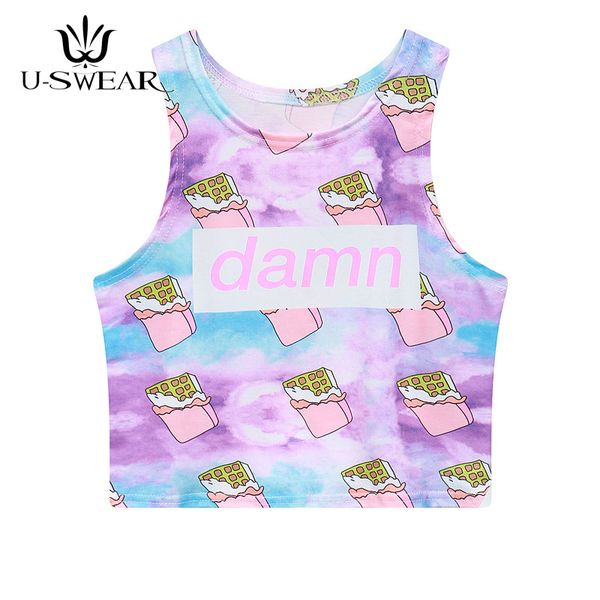 

summer short slim ice creamtank bottom sleeveless vest for female women's t-shirt short camisoles fashion tees tank002, White