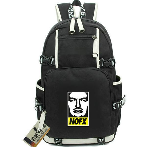 

revival backpack nofx singer day pack punk pop band school bag computer packsack quality rucksack sport schoolbag outdoor daypack