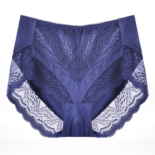 

french romantic 2019 seamless underwear women intimates high waist lace underpants non-trace briefs big size, Black;pink
