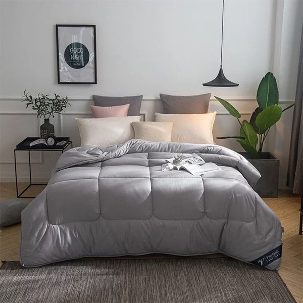

air conditioning quilt student summer quilt pure cotton thick spring autumn comforter king/queen/twin full size
