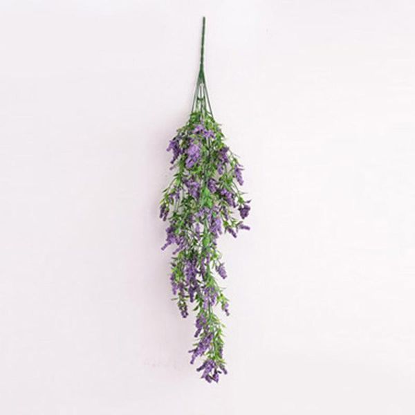 

artificial hanging plastic lavender vine garland slik flower foliage home decor