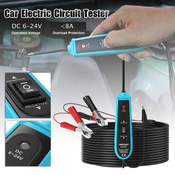 

12v 24v battery power probe auto circuit tester electrical system powerscan test automotive tools wholesale quick delivery