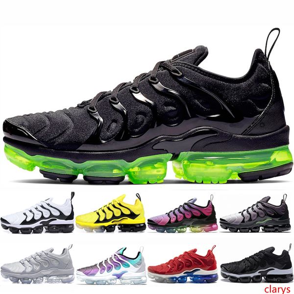 

black volt plus running shoes for men women plus triple black white bumblebee hyper blue zebra usa womens breathable sport sneaker 36-45