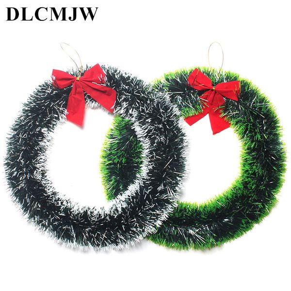 

35cm chrismas decor wreath for supermarket l windows christmas tree garland party supplies home hanging pendant decoration