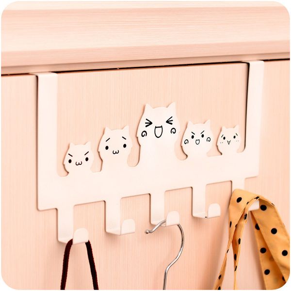 

cat mop hook towel hook kitchen bathroom nail-seamless hanger wall-mounted storage 30x15.5x6cm z723