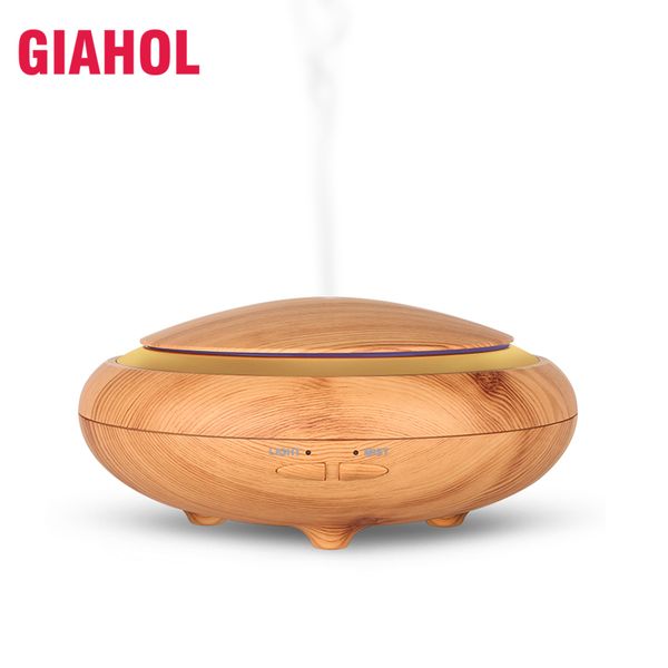 

giahol 150ml electric aroma air diffuser wood ultrasonic essential oil air humidifier cool mist maker for home