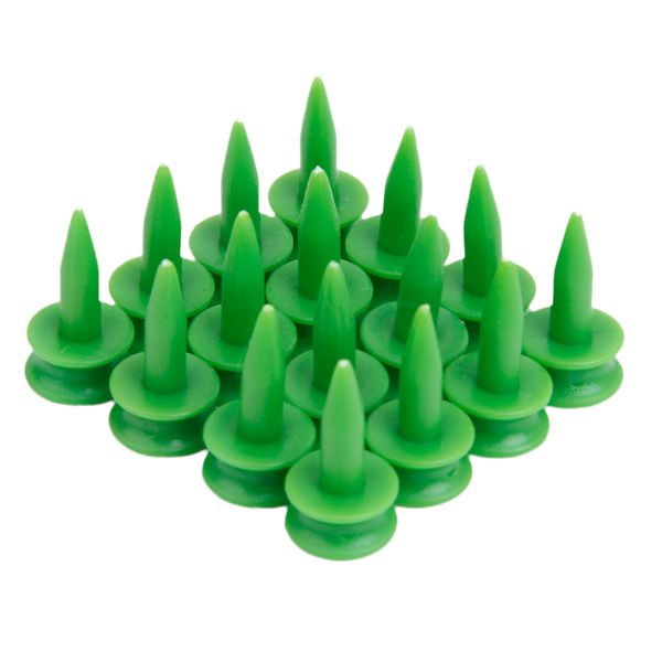 

100pcs plastic green castle golf tees 23mm long 0.9 inch golf favors