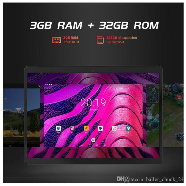 

alldocube iplay10 pro 10.1 inch wifi tablet android 9.0 mt8163 quad core 1200*1920 ips tablets pc ram 3gb rom 32gb hdmi otg