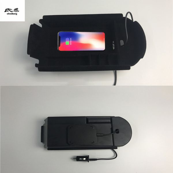 

1lot mobile phone wireless charging central armrest storage box for 2016-2018 c-hr chr c hr