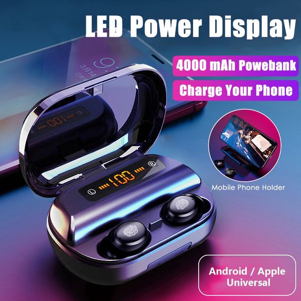 

wireless earphone headphone bluetooth headphones with microphone gaming headset v11 tws sport stereo earbuds for samsung pk f9