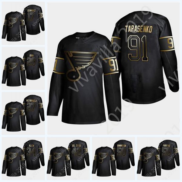 black st louis blues jersey