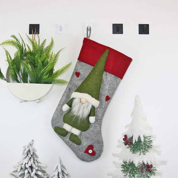 2019 New High Quality Christmas Tree Decoration Cute Socks Gift