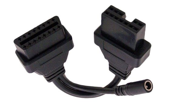 

for mitsubishi 12 pin to 16 pin male to female obd2 connector cable diagnostic tool