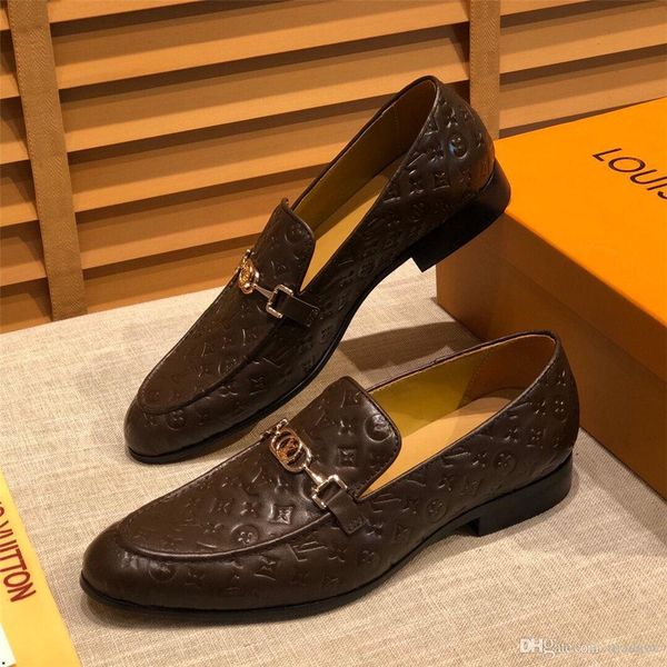 

19fw роскошные бренды мужчины платье обувь мода мужчины кисточкой мокасины обувь из натуральной кожи итальянский вечернее платье офис оксфор, Black