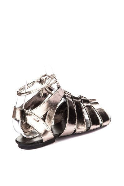 

Pearl Genuine Leather Dark Anthracite Women Sandals 120120080010