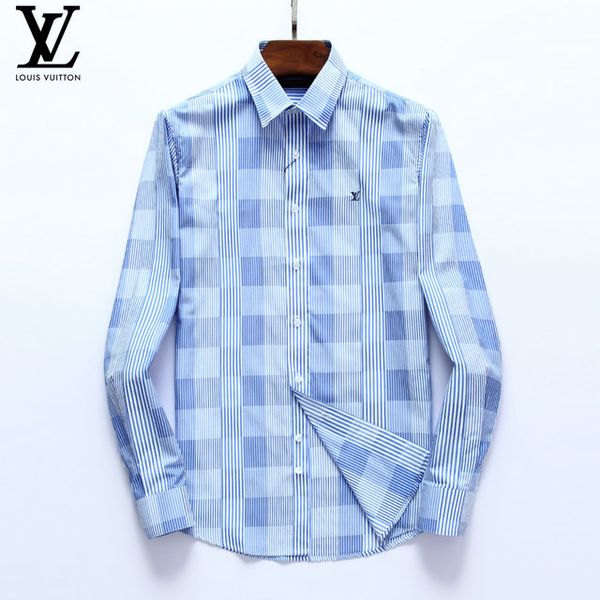 

vl mens designer shirts high end fashion brands logos luxury trend shirts comfortable sports breathable business shirts, White;black