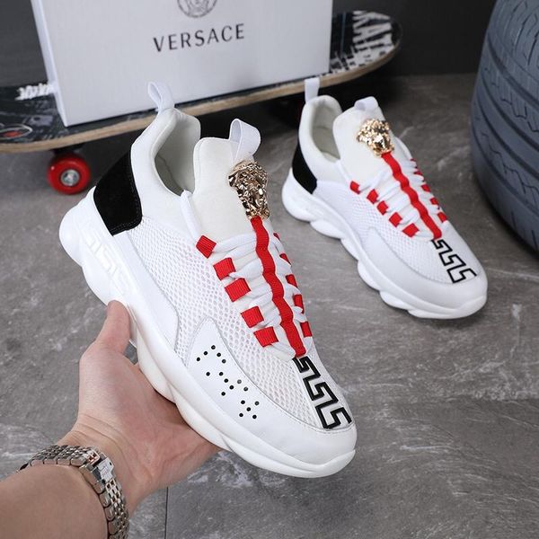 

2019 new men's casual shoes, fashion wild sports shoes, men's air cushion running shoes original box packaging