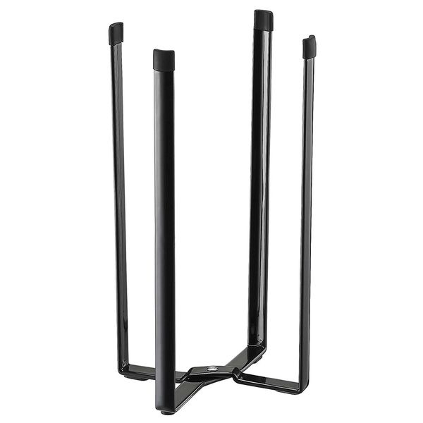 

extra hands kitchen stand holder for bags bottles cups in black finish storage shelf pi669