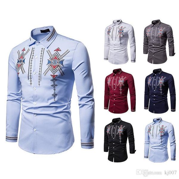 

рубашки поло высокое качество вышивка топ тройники рубашки индивидуальные мужские поло новая мода рубашка мужчины с длинным рукавом хлопок ф, White;black