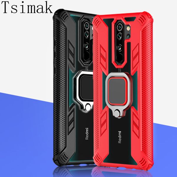 

armor case for xiaomi redmi note 8t 7 8 pro k20 k30 magnetic car holder case for xiaomi mi note 10 cc9 9t pro 8 lite cover coque