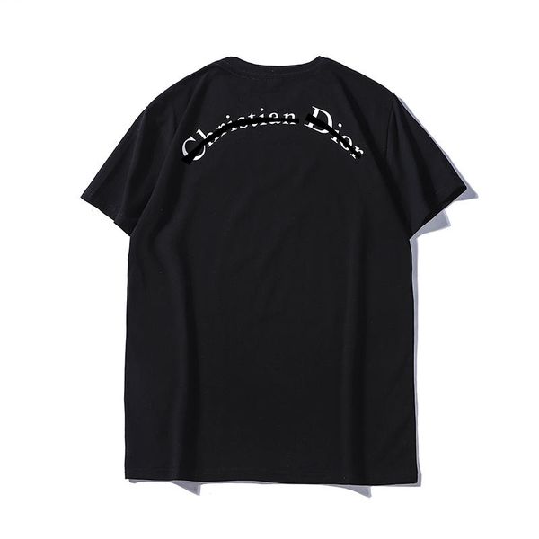 

summer mens designer t shirt luxury mens loose tees letters print 19ss short sleeves sell luxury mens t shirt asian size, White;black