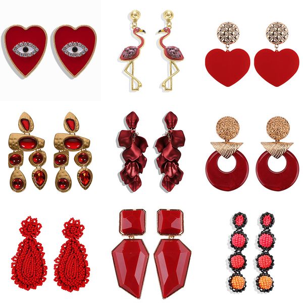 

miwens 32 образцов металла кристалл бусины смола кисточкой падение серьги женщины геометрическая большой длинные мотаться серьги оптовых юве, Silver