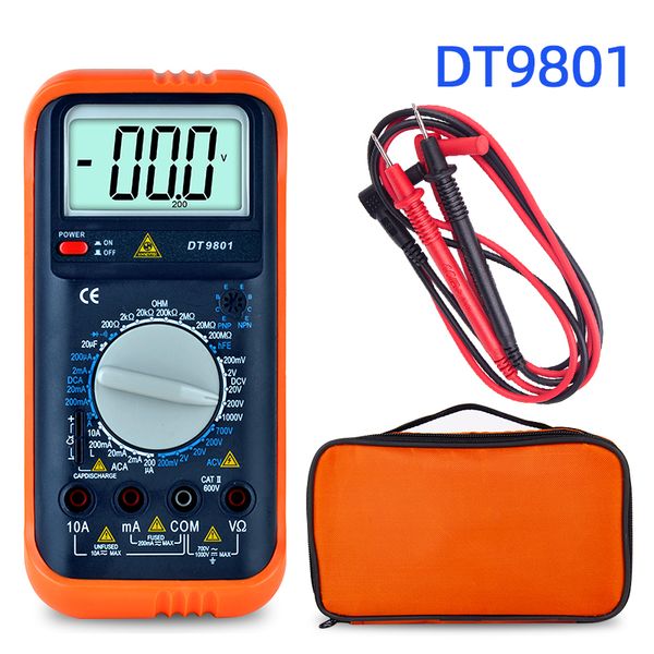 

honeytek mini digital multimeter current voltmeter digital ammeter tester esr probes for multimeter transistor ohmmete probe tir