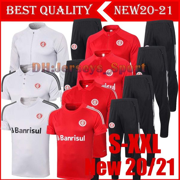 

20/21 SC Internacional Герреро Survetement костюмы 2020 2021 SC Internacional Футбол Наборы костюм набор толстовки футбол куртка S-2XL