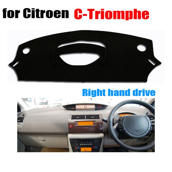 

rkac car dashboard cover mat for c-triomphe all the years right hand drive dashmat pad dash covers dashboard accessories