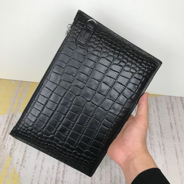 

famous no. men's handbag type official designer brand handbag 6034 briefcase senior men's 28*18*2 mbgjr, Brown;gray