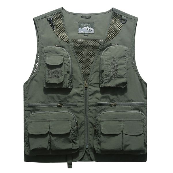 

summer 2019 new vest men fashion v-neck sleeveless jacket men casual thin breathable mesh waistcoat quick dry mens vest, Black;white