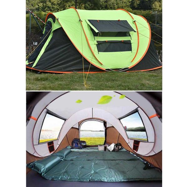 

fully automatic instant- up tent waterproof uv outdoor camping 3-4 person hiking picnic sunshade for fishing camping park