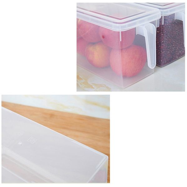 

kitchen fridge fresh storage box refrigerator plastic crisper container with handle food fruit vegetable storage cases dinnerware sets
