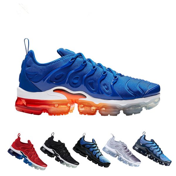 

tn plus geometric active fuchsia black mens women running shoes grid print lemon lime bumblebee game royal trainers sports sneakers 36-45