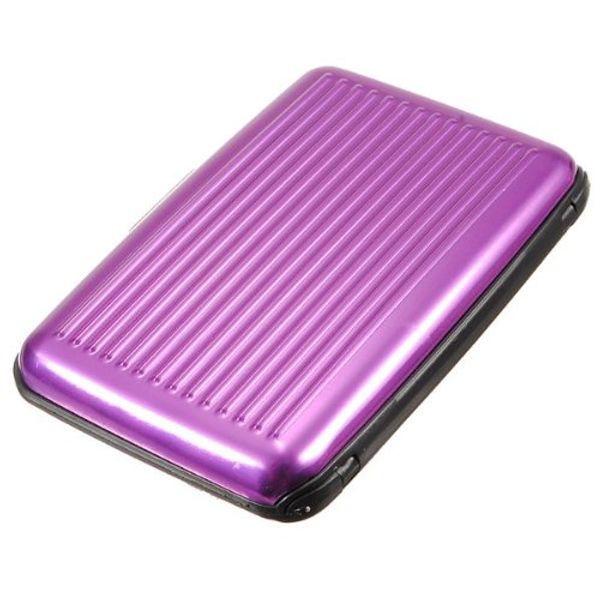 

business id holder metal case box-pink purple, Red;black