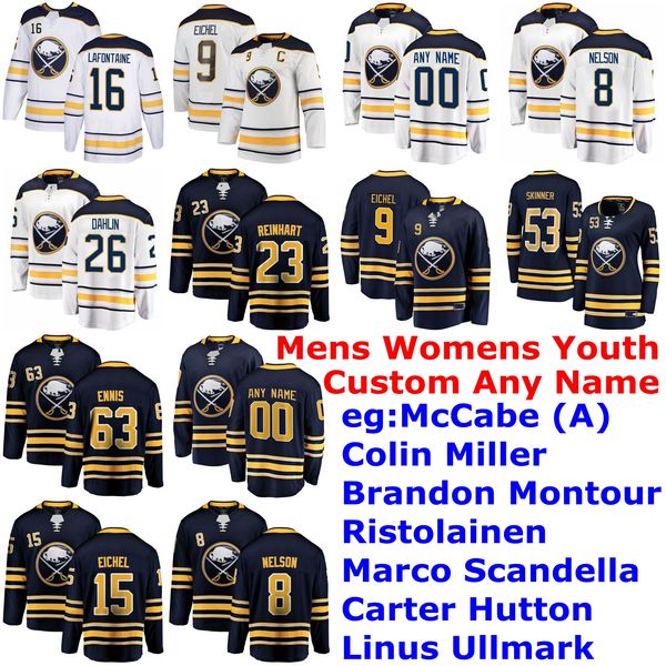 

buffalo sabres jerseys womens jake mccabe jersey colin miller brandon montour rasmus ristolainen scandella hockey jerseys custom stitched, Black;red