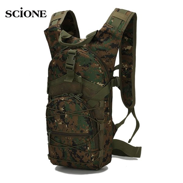 

15l molle tactical backpack 800d oxford hiking bicycle backpacks outdoor sports cycling climbing camping bag army xa568