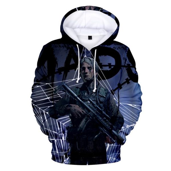 

men's hoodies & sweatshirts aikooki death stranding 3d kpop men women fashion casual harajuku pullover, Black