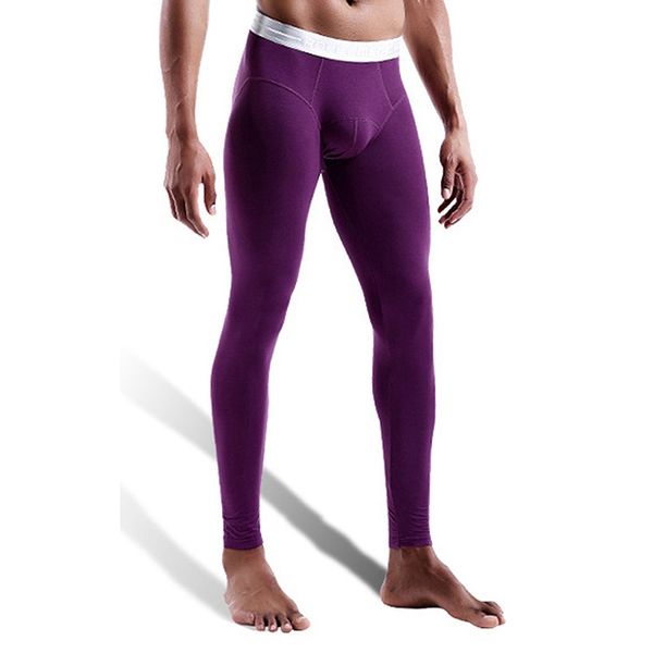 

2019 new thermal underwear for men long johns tight leggings elastic men's thermo underwear underpants winter warm sleepwear, Black;white