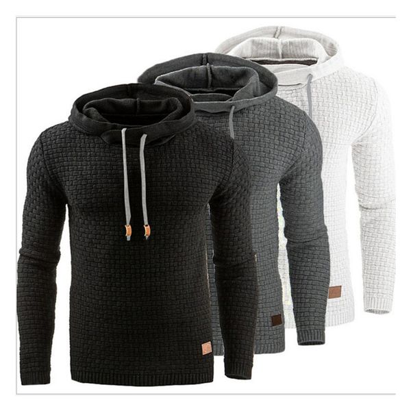 

mens fashion brand casual pullovers new arrive natural color hoodies long sleeve 2020 designer new style sweatershirt fashion, Black