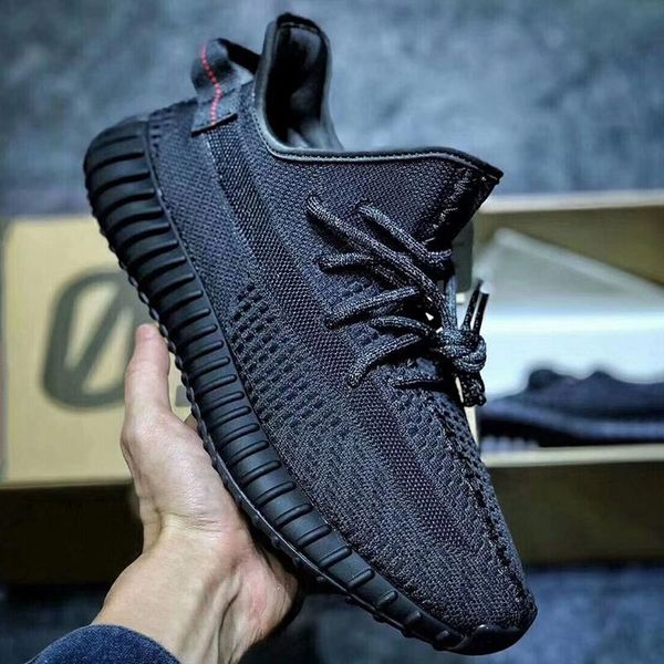 

True Form Kanye West Black 3M Reflective Static Gid Glow Clay Zebra Beluga 2.0 Sesame Mens Running Shoes Designer Sneakers US 5-13