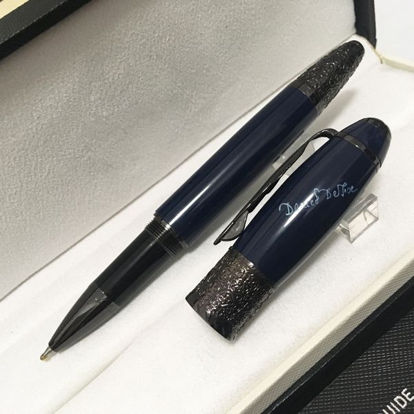

luxury limited edition signature roller ball pen with maple leaf clip office supply mb brand ball gift pens with series number 0301/8000