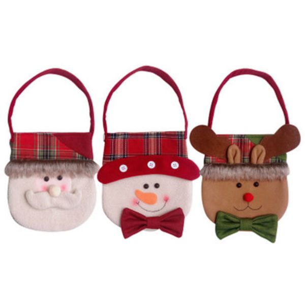 

christmas candy packaging bag santa claus elk style storage pouch gift holder xmas decor 2018 new