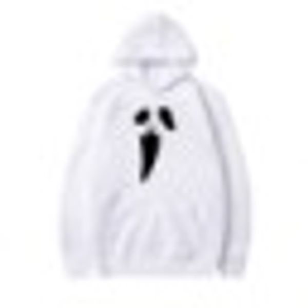 

europe and the united states halloween new printing women's long sleeve hoodie, Black