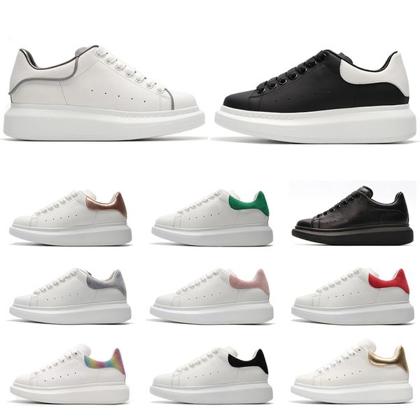 

2020 designer platform sneakers men women fashion luxury shoes chaussures triple black white suede leather mens trainer casual sports shoe