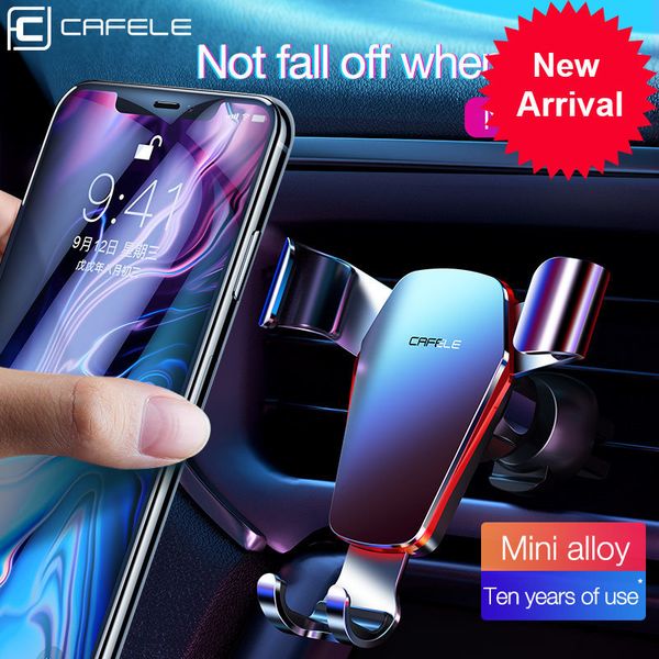 

2019 luxury new gravity car phone holder aluminum alloy universal car phone stand holder for iphone samsung huawei xiaomi