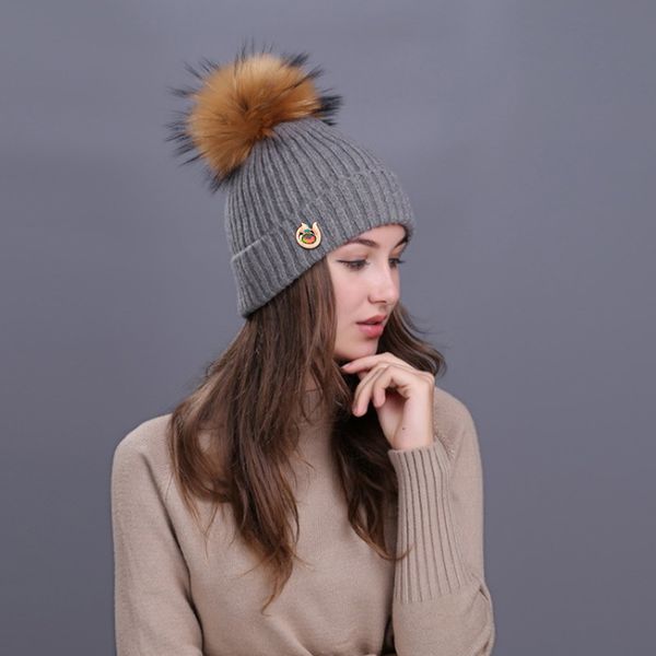 

winter 6 colors 010 fit 18mm snap button knitted hat charms fashion jewelry for women teenagers girl christmas gift, Blue;gray