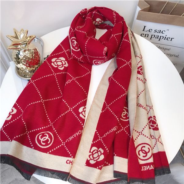 

fashion autumn winter 100% cashmere luxury scarf designed for 2019 men and women designers large grid unlimited brand scarf, Blue;gray