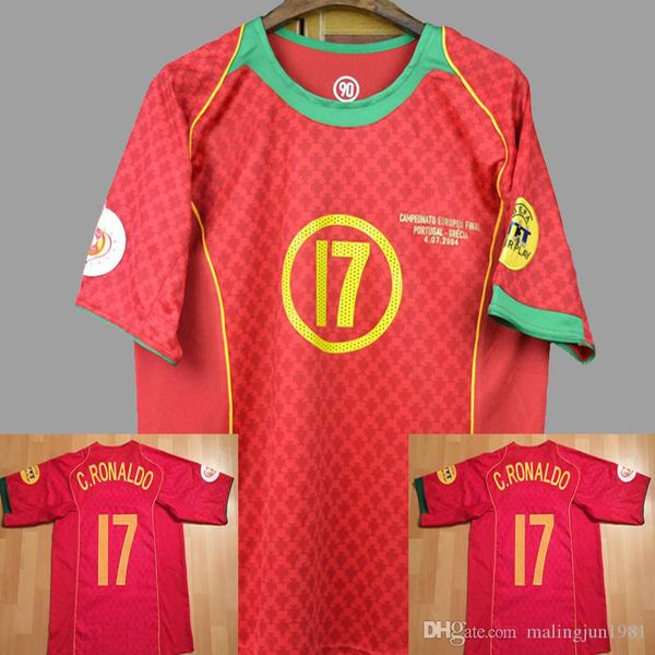 

2004 pt national team c ronaldo figo retro occer jer ey cami a de futebol cami eta de futbol maglie da calcio vintage cla ic maillot